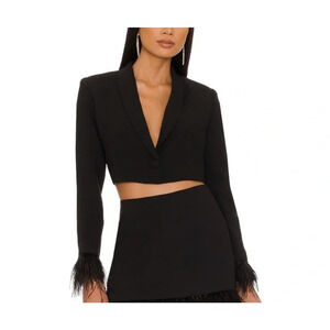 Amanda Uprichard  'Dessa' Black Blazer Size M